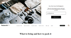 Desktop Screenshot of blog.tortugabackpacks.com